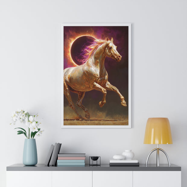 Majestic Horse Framed Poster, Equestrian Wall Art, Inspirational Decor, Unique Gift for Horse Lovers, Home or Office Wall Decoration, [...]