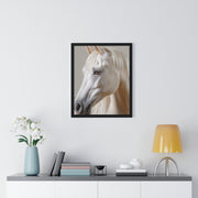 Elegant Horse Portrait Framed Art, Wall Decor, Home Decor, Equestrian Gift, Modern Wall Art