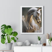 Elegant Horse Sculpture Wall Art, Horse Decor, Modern Framed Poster, Home Decor, Gift for Animal Lovers, Art for Living Room