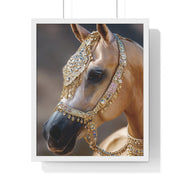 Elegant Horse Framed Wall Art, Equine Decor, Horse Lover Gift, Home Decoration, Nature Art Print