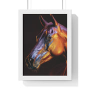 Stunning Horse Wall Art - Vertical Framed Poster, Equestrian Decor, Animal Lover Gift, Home and Office Wall Decor, Unique Art Piece