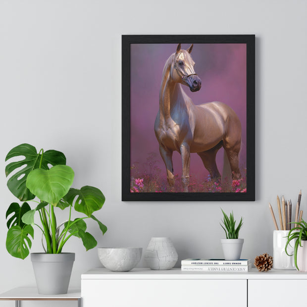 Majestic Horse Vertical Framed Poster - Equine Wall Art for Horse Lovers, Home Decor, Gift for Animal Lovers, Equine Themed Decor, Art [...]