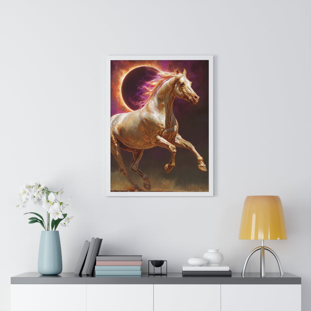 Majestic Horse Framed Poster, Equestrian Wall Art, Inspirational Decor, Unique Gift for Horse Lovers, Home or Office Wall Decoration, [...]