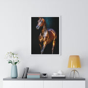 Equine Masterpiece Framed Art Print, Horse Wall Decor, Equestrian Gift, Home Office Art, Equine Enthusiast Decoration