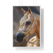Elegant Horse Framed Wall Art, Equine Decor, Horse Lover Gift, Home Decoration, Nature Art Print