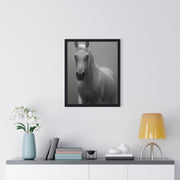 Elegant Equine Wall Art Decor, Black and White Horse Poster, Modern Home Decoration, Animal Lover Gift, Equine Photography Print