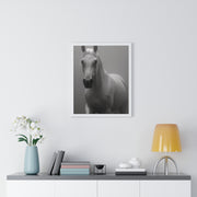 Elegant Equine Wall Art Decor, Black and White Horse Poster, Modern Home Decoration, Animal Lover Gift, Equine Photography Print