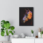Stunning Horse Wall Art - Vertical Framed Poster, Equestrian Decor, Animal Lover Gift, Home and Office Wall Decor, Unique Art Piece