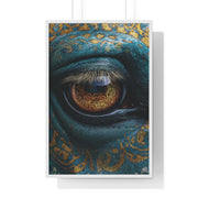 Mystical Eye Art Print, Vertical Framed Poster for Home Decor, Unique Gift, Spiritual Room, Gallery Wall
