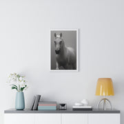 Elegant Equine Wall Art Decor, Black and White Horse Poster, Modern Home Decoration, Animal Lover Gift, Equine Photography Print