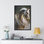 Elegant Horse Sculpture Wall Art, Horse Decor, Modern Framed Poster, Home Decor, Gift for Animal Lovers, Art for Living Room
