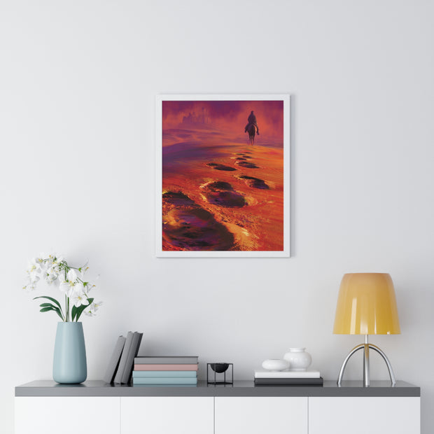 Vertical Framed Poster
