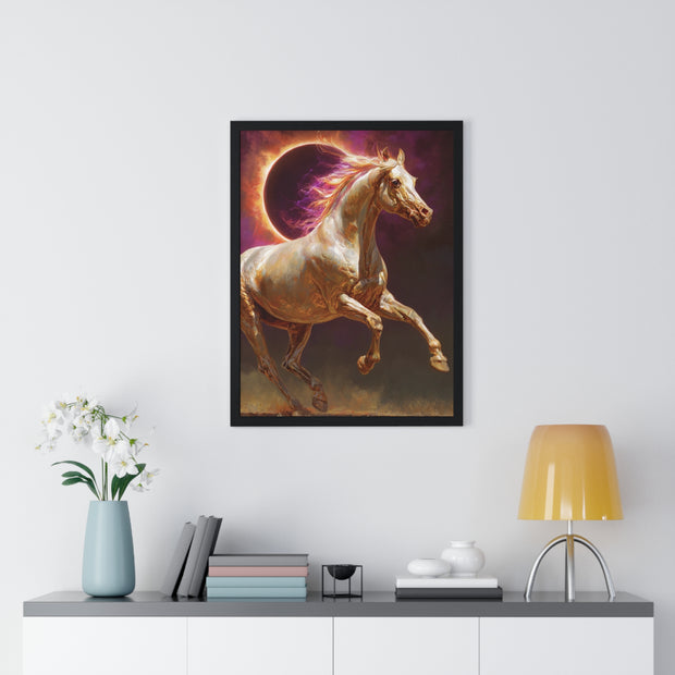Majestic Horse Framed Poster, Equestrian Wall Art, Inspirational Decor, Unique Gift for Horse Lovers, Home or Office Wall Decoration, [...]