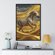 Majestic Horse Framed Poster - Equine Wall Art, Home Decor, Gift for Horse Lovers, Equestrian Art, Nature Inspired Decoration