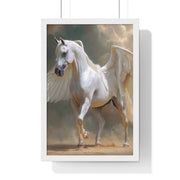 Whimsical Winged Horse Art Print, Fantasy Wall Decor, Fairy Tale Decor, Horse Lovers Gift, Magical Home Accent