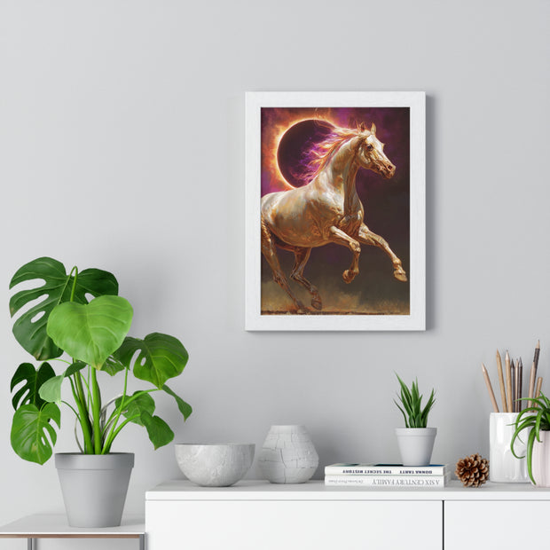 Majestic Horse Framed Poster, Equestrian Wall Art, Inspirational Decor, Unique Gift for Horse Lovers, Home or Office Wall Decoration, [...]
