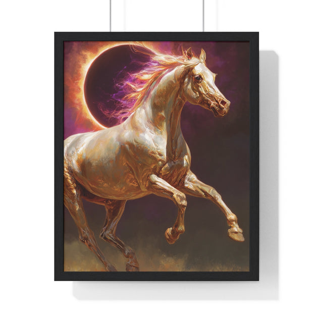 Majestic Horse Framed Poster, Equestrian Wall Art, Inspirational Decor, Unique Gift for Horse Lovers, Home or Office Wall Decoration, [...]