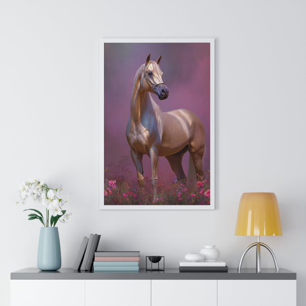 Majestic Horse Vertical Framed Poster - Equine Wall Art for Horse Lovers, Home Decor, Gift for Animal Lovers, Equine Themed Decor, Art [...]