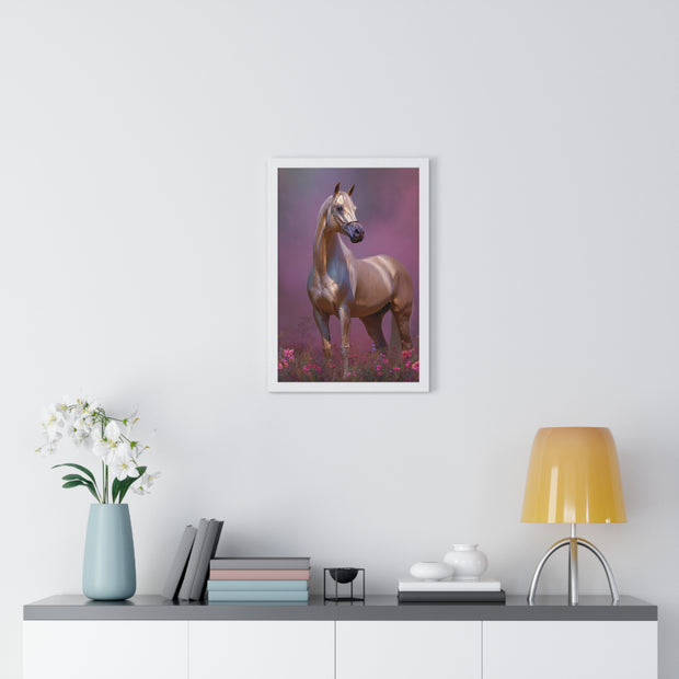 Majestic Horse Vertical Framed Poster - Equine Wall Art for Horse Lovers, Home Decor, Gift for Animal Lovers, Equine Themed Decor, Art [...]