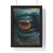 Mystical Eye Art Print, Vertical Framed Poster for Home Decor, Unique Gift, Spiritual Room, Gallery Wall