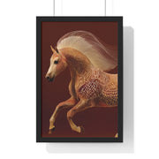 Majestic Horse Art Print, Vertical Framed Poster, Horse Decor, Equestrian Gift, Wall Art for Home, Animal Lover Decoration