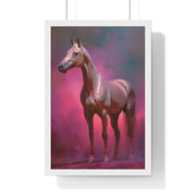 Elegant Horse Wall Art Print, Vertical Framed Poster, Equestrian Decor, Horse Lover Gift, Home Aesthetic, Animal Art