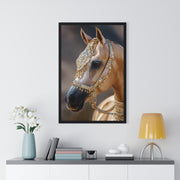 Elegant Horse Framed Wall Art, Equine Decor, Horse Lover Gift, Home Decoration, Nature Art Print