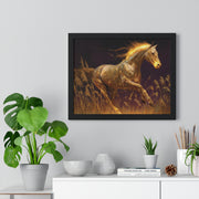 Majestic Horse Framed Art Print, Bohemian Home Decor, Horse Lover Gift, Equine Wall Art, Nature Poster, Ranch Decor