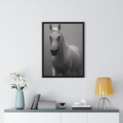 Elegant Equine Wall Art Decor, Black and White Horse Poster, Modern Home Decoration, Animal Lover Gift, Equine Photography Print
