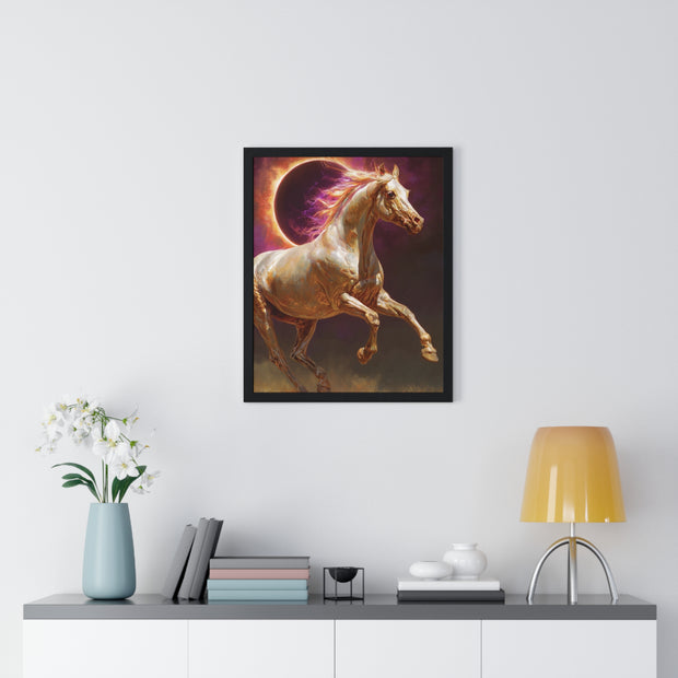 Majestic Horse Framed Poster, Equestrian Wall Art, Inspirational Decor, Unique Gift for Horse Lovers, Home or Office Wall Decoration, [...]