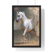 Whimsical Winged Horse Art Print, Fantasy Wall Decor, Fairy Tale Decor, Horse Lovers Gift, Magical Home Accent