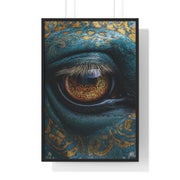 Mystical Eye Art Print, Vertical Framed Poster for Home Decor, Unique Gift, Spiritual Room, Gallery Wall