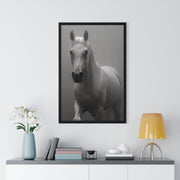 Elegant Equine Wall Art Decor, Black and White Horse Poster, Modern Home Decoration, Animal Lover Gift, Equine Photography Print