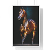 Equine Masterpiece Framed Art Print, Horse Wall Decor, Equestrian Gift, Home Office Art, Equine Enthusiast Decoration
