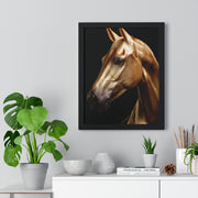 Majestic Horse Framed Wall Art, Equestrian Decor, Equine Art Print, Home Decor Gift, Animal Lovers Wall Hanging