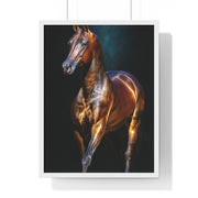 Equine Masterpiece Framed Art Print, Horse Wall Decor, Equestrian Gift, Home Office Art, Equine Enthusiast Decoration