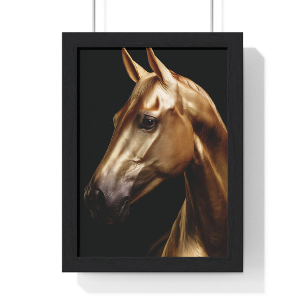 Majestic Horse Framed Wall Art, Equestrian Decor, Equine Art Print, Home Decor Gift, Animal Lovers Wall Hanging