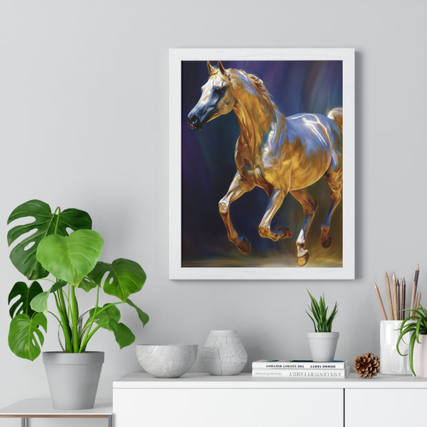 Elegant Horse Art Print, Stunning Wall Decor, Equine Enthusiast Gift, Animal Lover Decor, Gallery Wall Art, Equestrian Themed