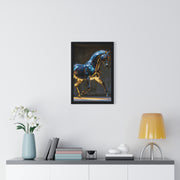 Elegant Horse Framed Wall Art Print, Modern Home Decor, Equestrian Decor, Gallery Wall Art, Horse Lover Gift