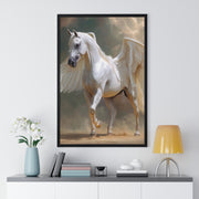 Whimsical Winged Horse Art Print, Fantasy Wall Decor, Fairy Tale Decor, Horse Lovers Gift, Magical Home Accent