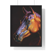 Stunning Horse Wall Art - Vertical Framed Poster, Equestrian Decor, Animal Lover Gift, Home and Office Wall Decor, Unique Art Piece