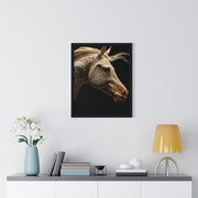 Elegant Horse Framed Art Print, Equine Wall Decor, Horse Lover Gift, Home Decor, Animal Artwork, Equestrian Style