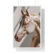 Elegant Horse Framed Poster, Art Decor, Animal Wall Art, Horse Lover Gift, Home Interior, Equine Photography
