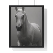 Elegant Equine Wall Art Decor, Black and White Horse Poster, Modern Home Decoration, Animal Lover Gift, Equine Photography Print