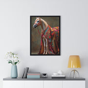 Vibrant Horse Art Print, Elegant Wall Decor, Farmhouse Style Home Decor, Gift for Horse Lovers, Equestrian Artwork