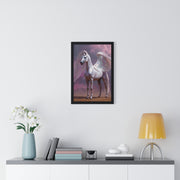 Majestic Winged Horse Wall Art, Fantasy Home Decor, Gift for Animal Lovers, Dreamy Artwork, Enchanted Living Room Accent