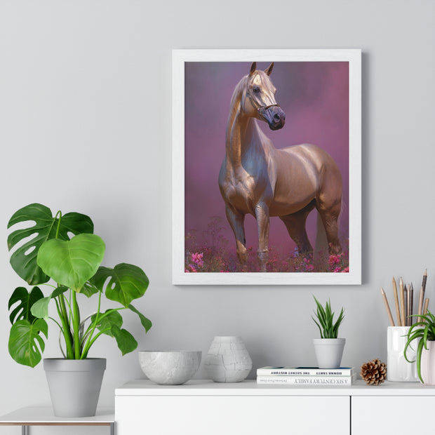 Majestic Horse Vertical Framed Poster - Equine Wall Art for Horse Lovers, Home Decor, Gift for Animal Lovers, Equine Themed Decor, Art [...]