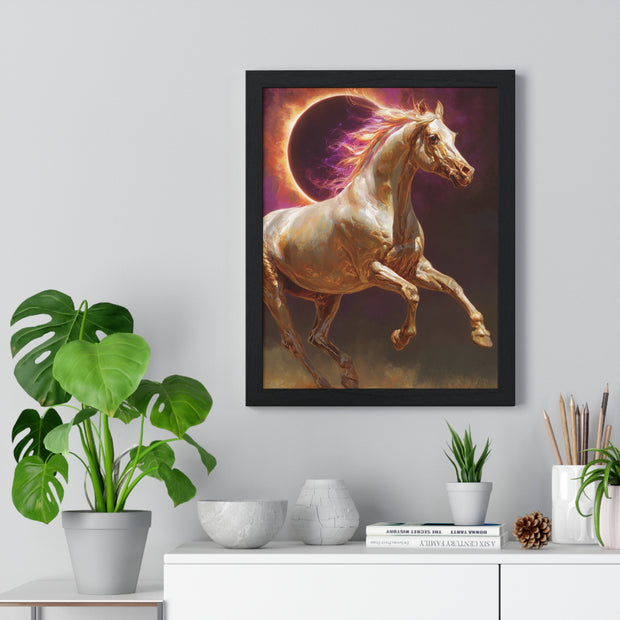 Majestic Horse Framed Poster, Equestrian Wall Art, Inspirational Decor, Unique Gift for Horse Lovers, Home or Office Wall Decoration, [...]