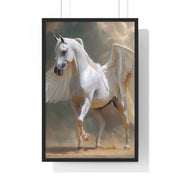 Whimsical Winged Horse Art Print, Fantasy Wall Decor, Fairy Tale Decor, Horse Lovers Gift, Magical Home Accent