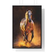 Majestic Horse Framed Poster - Equestrian Art, Horse Lover Gift, Home Decor, Animal Lover Wall Art, Rustic Style
